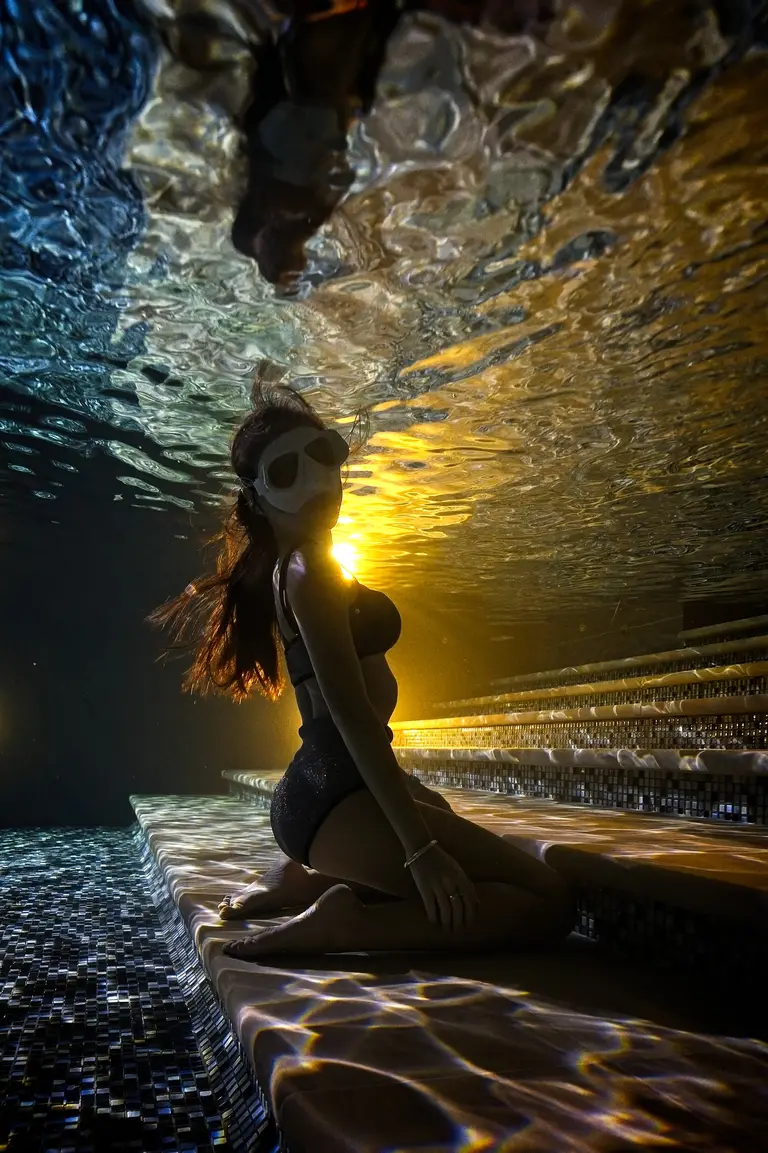 ตัวอย่างรูปถ่ายใต้น้ำสำหรับ Try Freediving Photo และ Wave 1 Premium รูปที่ 1